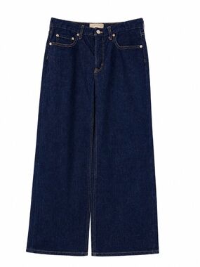 Everlane wide leg The mid-way jean/denim 27 dark wash preppy luxury minimalist